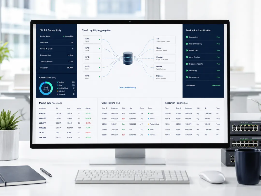 Tier-1 Forex and CFD Liquidity - FxTrusts Solution Preview